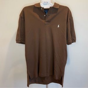 NWOT Polo Ralph Lauren Men’s Size Medium Brown Polo